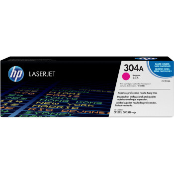 HP 304A (CC533A) Original Toner Cartridge - Single Pack - 1 (HEWCC533A)