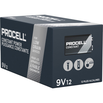 Duracell Procell Alkaline 9V Battery - PC1604 (DURPC1604BKD)