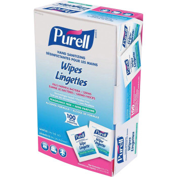 PURELL Sanitizing Hand Wipe - 100 / Box (GOJ902210CAN)