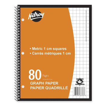 Hilroy Metric Graph Paper Coil Notebook - 1 Each (HLR66368)