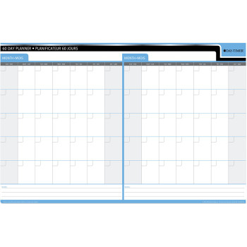 Quartet 30/60 Day Laminated Planner - 1 Each (DTM59734)