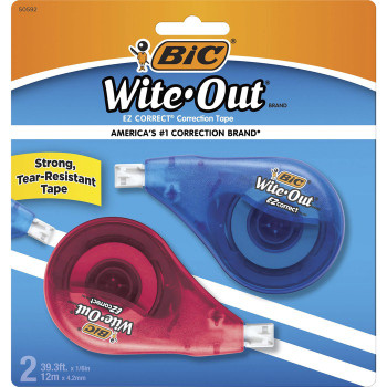 Wite-Out EZ Correct Correction Tape - 2 / Pack (BICWOTAPP21)