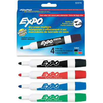 Expo Bold Color Dry-erase Markers - 4 / Set (SAN82074)