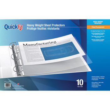 QuickFit Sheet Protector - 10 / Box (RGO53170)
