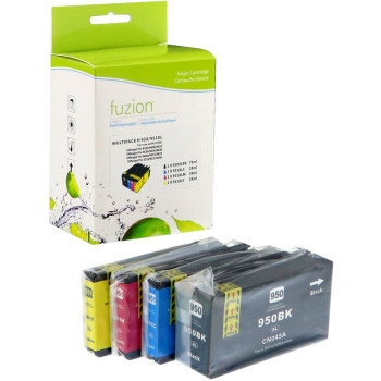 fuzion Ink Cartridge - Alternative for HP 950XL - Black, Cyan, Magenta, Yellow - 1 (GSUIJ950XLSET)