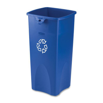 Rubbermaid Untouchable 3569-73 Recycling Container - 1 (RUB356973BLUE)
