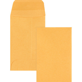 Business Source Small Coin Kraft Envelopes - 500 (BSN04440)
