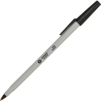 Business Source Fine Point Ballpoint Stick Pens - 12 / Dozen (BSN37503)