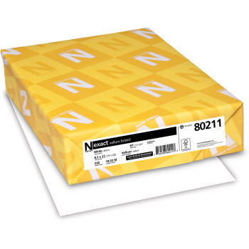 Exact Vellum Bristol Inkjet, Laser Print Copy & Multipurpose Paper - 250 / Pack (NEE80211)