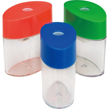 Integra Assorted Color Oval Plastic Sharpeners - 1 / Each (ITA42850)