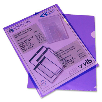 VLB Poly View Folder - 10 / Pack (VLB60274)