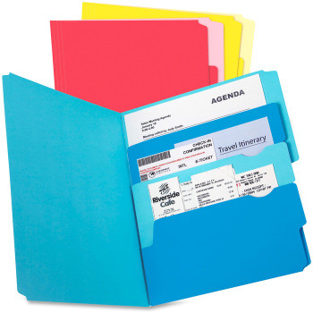 Pendaflex Divide It Up Multi-Section File Folder - 24 / Pack (PFX10772)