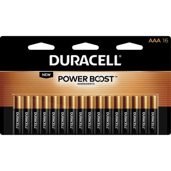 Duracell Coppertop Alkaline AAA Battery - MN2400 (DURMN2400B16Z)