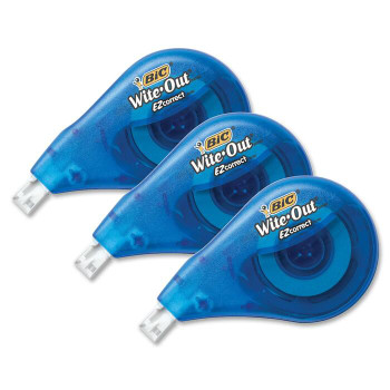 Wite-Out Correction Tape - 3 / Pack (BICWOTAPP31)