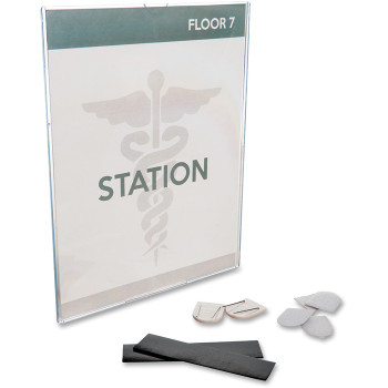 Deflecto Cubicle Sign Holders - 1 Each (DEF588601)