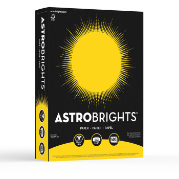 Astrobrights Inkjet, Laser Print Colored Paper - 500 / Pack (NEE21538)