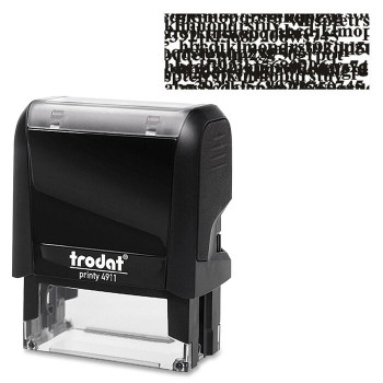 Trodat Climate Neutral Self-Ink I.D. Protect Stamp - 1 Each (TRO97462)