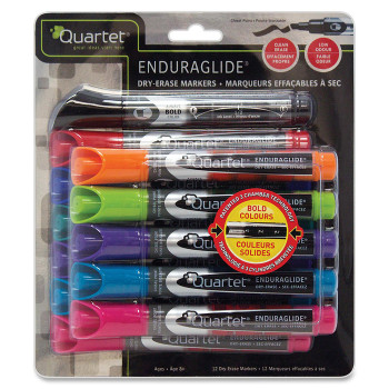 Quartet EnduraGlide Dry-erase Marker - 12 / Pack (QRT6447459961)