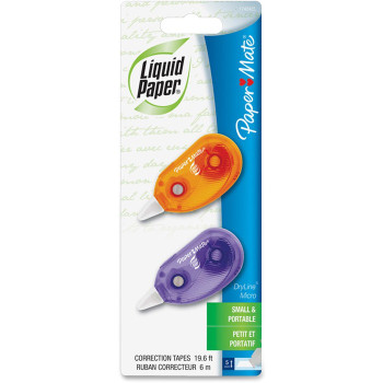 Paper Mate DryLine Correction Tape - 2 / Pack (PAP1742425)