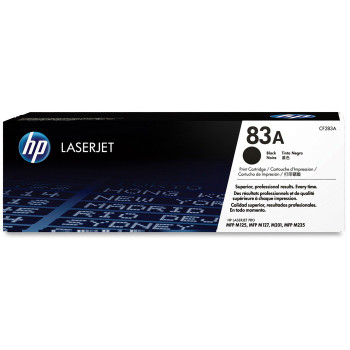 HP 83A (CF283A) Original Toner Cartridge - Single Pack - 1 Each (HEWCF283A)