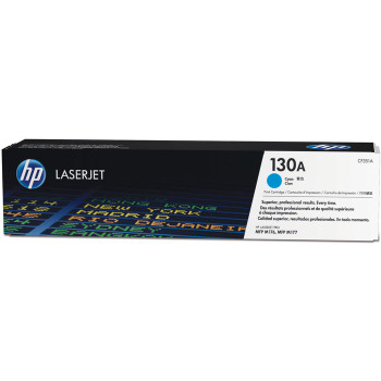 HP 130A (CF351A) Original Toner Cartridge - Single Pack - 1 Each (HEWCF351A)