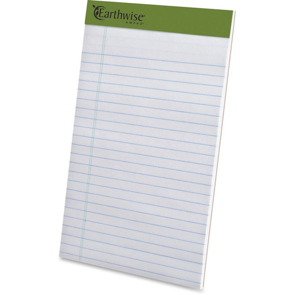 Ampad Earthwise Recycled Writing Pads - 6 / Pack (TOP40112)