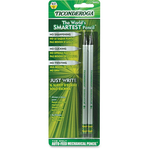 Ticonderoga Auto-Feed Mechanical Pencils - 2 / Pack (DIX99992)