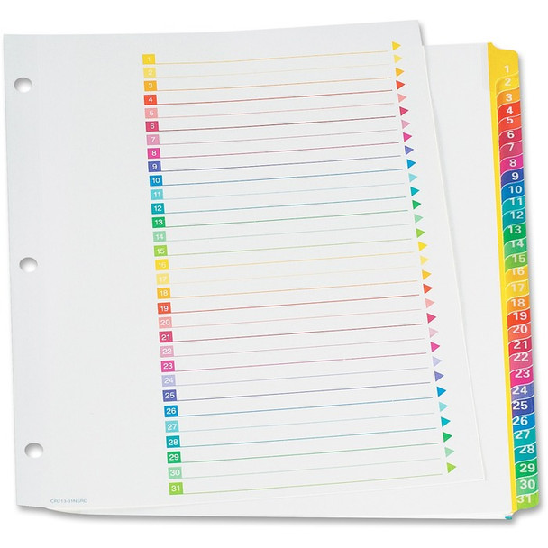 TOPS RapidX Colour Coded Monthly Index Dividers - 1 Set (OXFCR21331NSR)