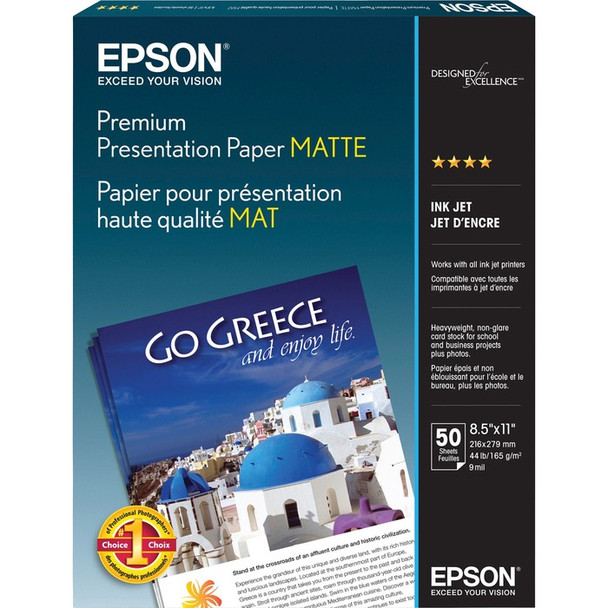Epson Presentation Paper - 50 / Pack (EPSS041257)