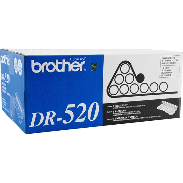 Brother DR520 Replacement Drum Unit - 1 Each (BRTDR520)