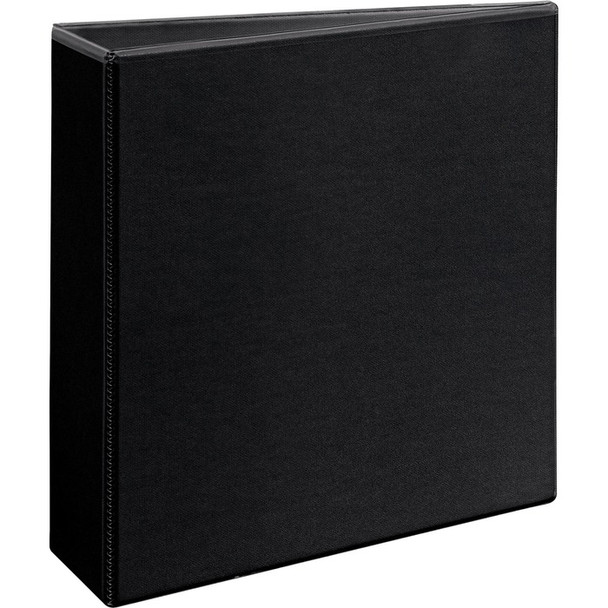 Avery Durable View Binder, 3" Slant Rings, 600-Sheet Capacity, DuraHinge(R), Black (17041) - 1 Each (AVE17041)