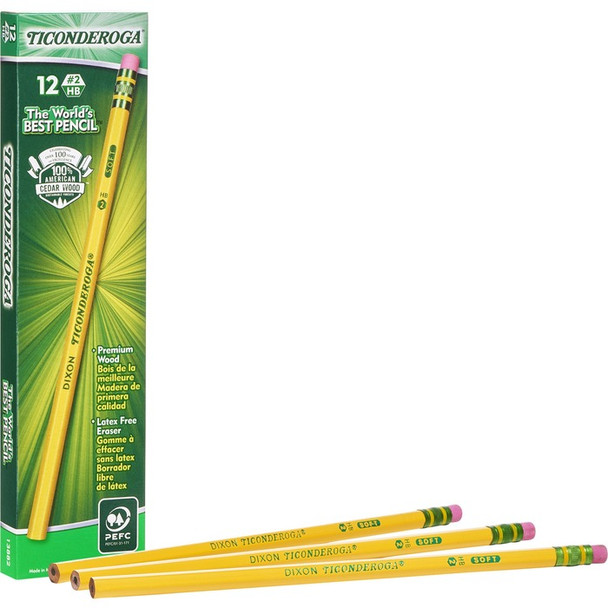 Ticonderoga Soft No. 2 Woodcase Pencils (DIX13882)