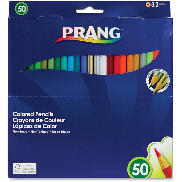 Dixon Colored Pencils - 50 / Set (DIX22480)