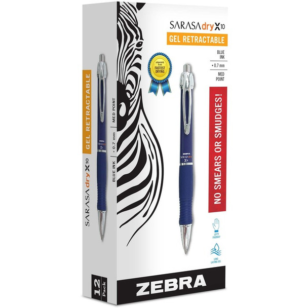 Zebra Pen Wide GR8 Gel Retractable Pens (ZEB42620)