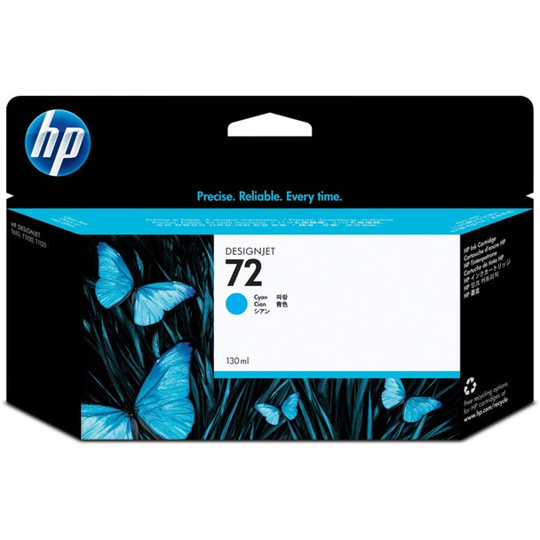 HP 72 (C9371A) Original Ink Cartridge - Single Pack - 1 Each (HEWC9371A)