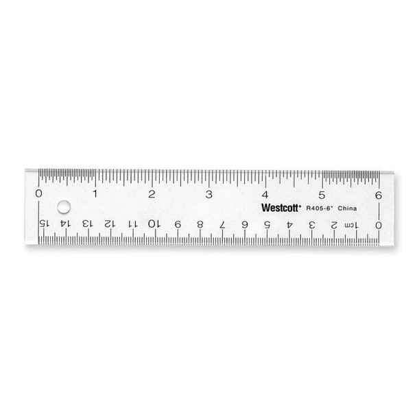 Acme United Office Desk Acrylic Ruler - 1 Each (ACM11244)