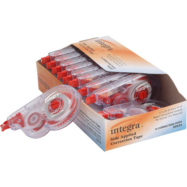 Integra Side-Apply Correction Tape - 10 / Pack (ITA60233)