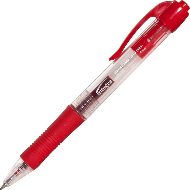 Integra Retractable 0.5mm Gel Pens - 12 / Dozen (ITA36158)