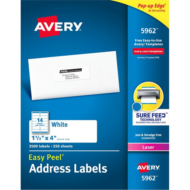 Avery Mailing Label - 3500 / Box (AVE05962)