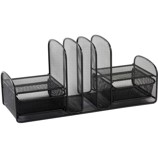 Safco Multipurpose Mesh Desktop Organizer - 1 Each (SAF3263BL)