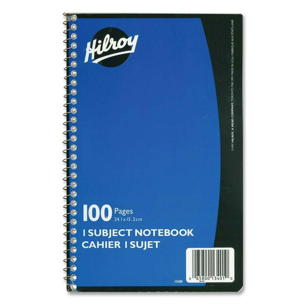 Hilroy Executive Coil One Subject Notebook - 1 Each (HLR13401)