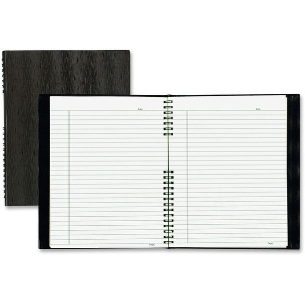 Blueline NotePro Hard Romanel Cover Notebook - Letter - 1 Each (BLIA10200EBLK)