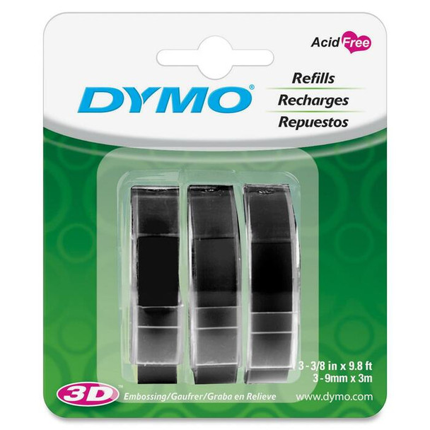 Dymo 1741670 Glossy Embossing Tape - 3 / Pack (DYM1741670)