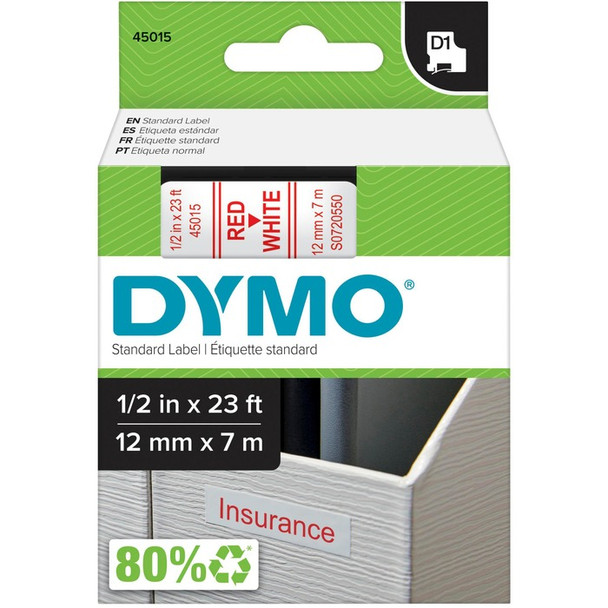 Dymo D1 Electronic Tape Cartridge - 1 / Each (DYM45015)