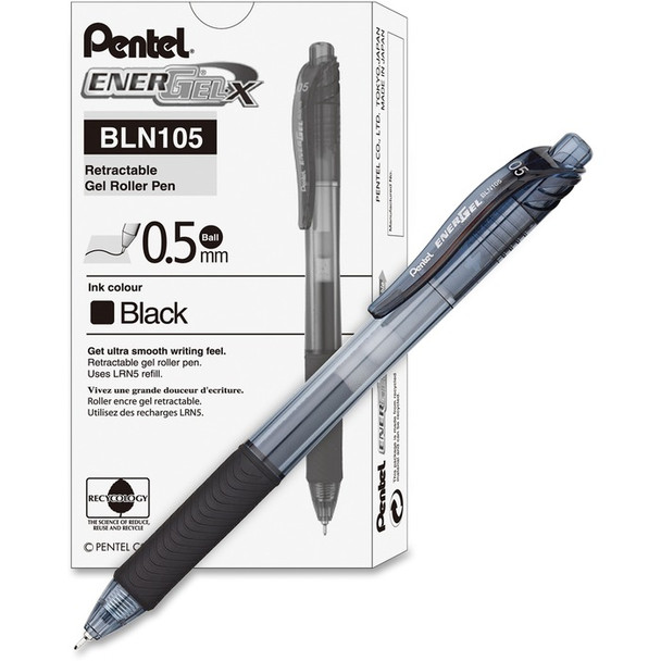 Pentel EnerGel-X Retractable Gel Pens (PENBLN105A)