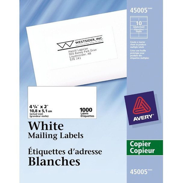 Avery Address Label - 1000 / Box (AVE45005)