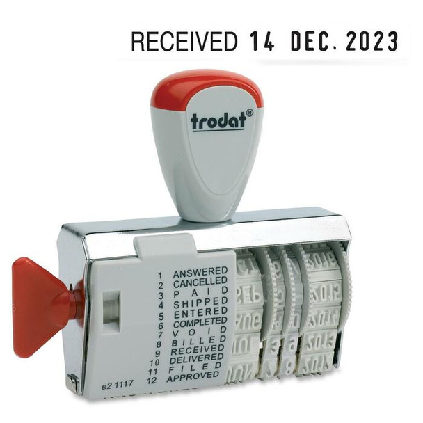 Trodat Dial-A-Phrase Dater Stamp - 1 Each (TRO28012)