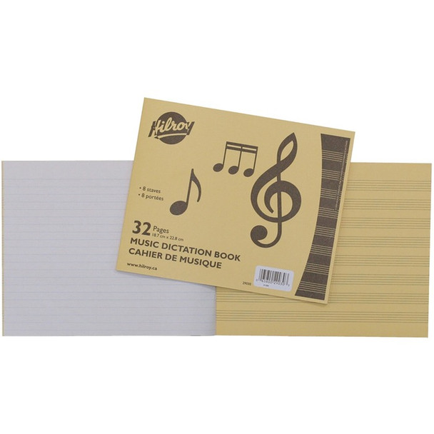 Hilroy Music Dictation Notebook - 1 Each (HLR29030)