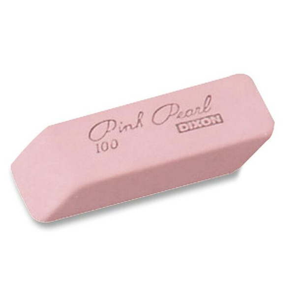 Dixon Medium Pink Pearl Eraser - 24 / Box (DIX77001)