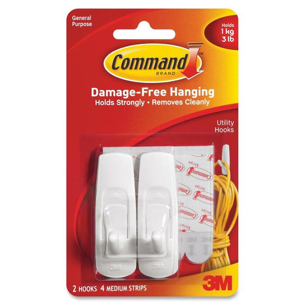 3M Reusable Command Adhesive Strip Hook - 1 Pack (MMM17001C)